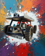 Four-Wheel Drive Remote-Controlled Lawn Mower (ML-550)