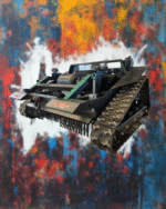 Remote-Controlled Tracked Lawn Mower (VDTK-850) - Image 7